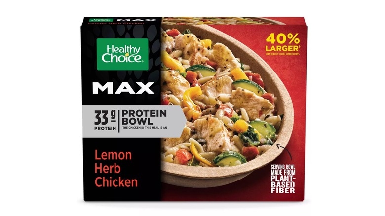 Healthy Choice Max Lemon Herb Chicken package