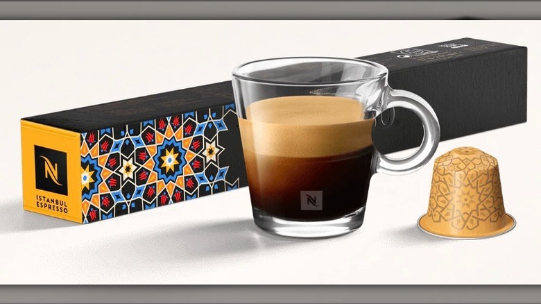 Nespresso Istanbul coffee and pod