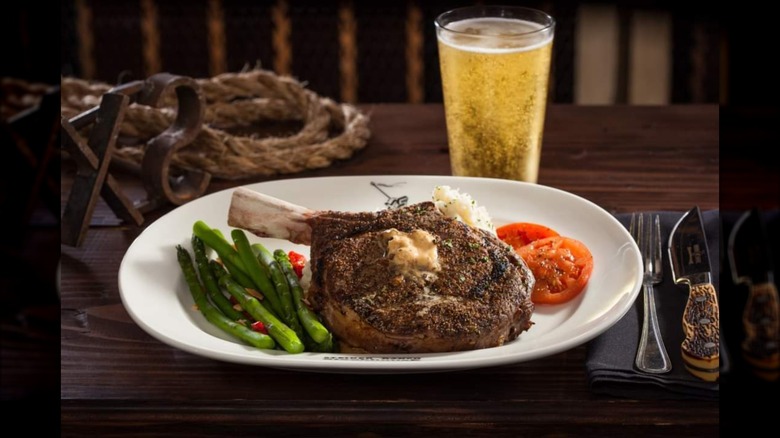 steiner ranch steak on plate