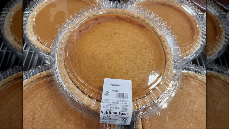 Member's Mark pumpkin pie