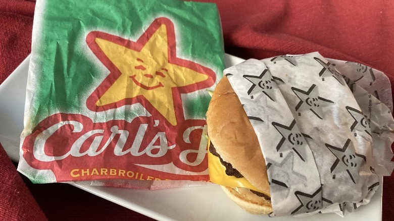 carl's jr. cheeseburger