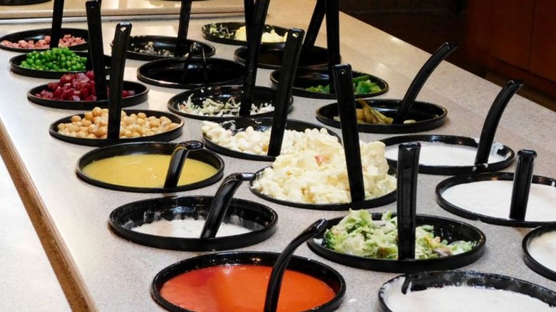 salad bar at Hoss's Steak and Sea House