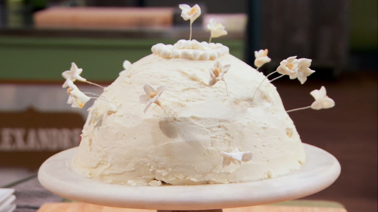 Michael Bass' floral dome cake