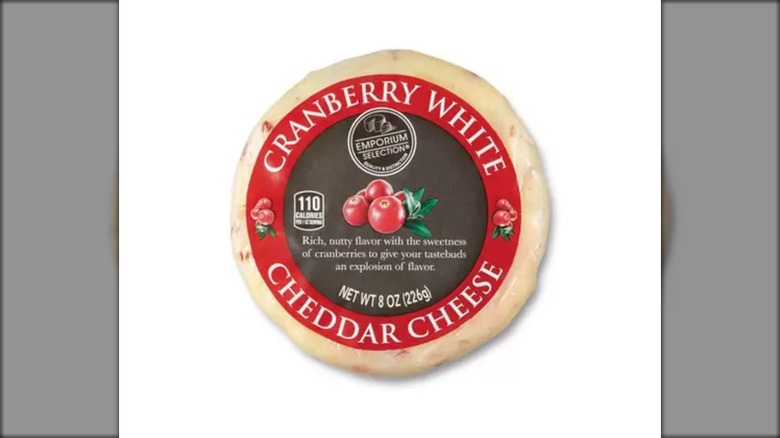 Package of Cranberry White Cheddar Cheese 