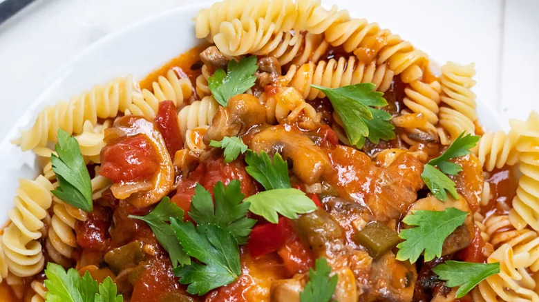 Instant Pot chicken cacciatore