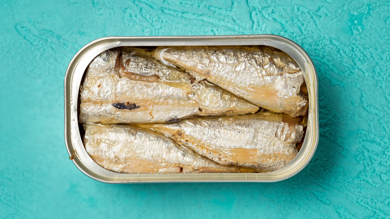 open can of sardines