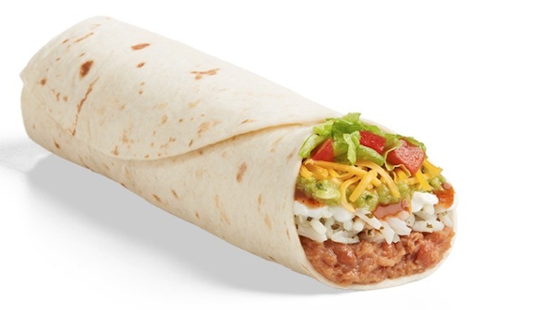 Del Taco 8 Layer Veggie Burrito