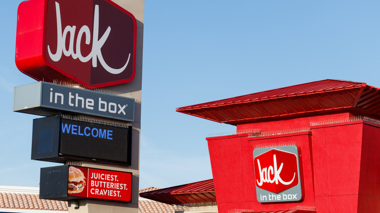 Jack in the Box storefront and sign