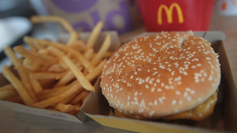 Quarter pounder with fries