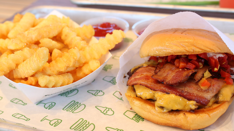 Shake Shack burger and fries