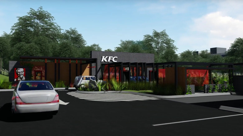 Drive Through Only KFC design