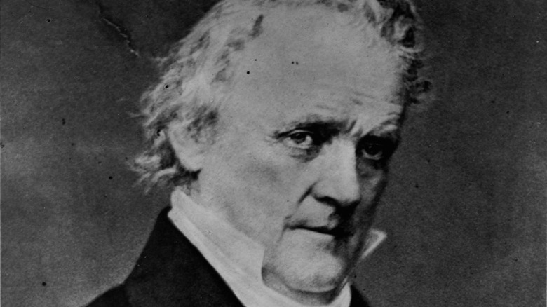 Black and white photograph of James Buchanan