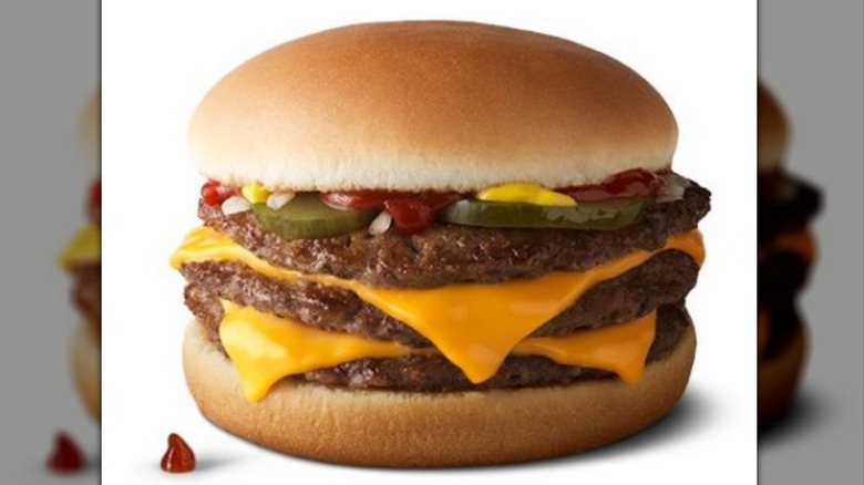 McDonald's triple cheeseburger