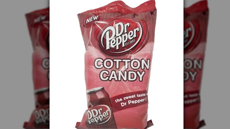 Dr Pepper flavored cotton candy