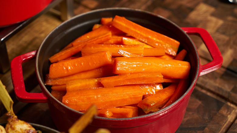 boiled carrots