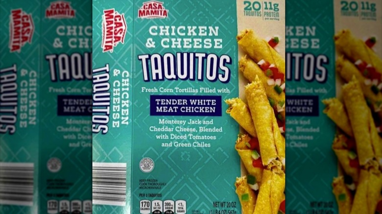 Box of Casa Mamita taquitos