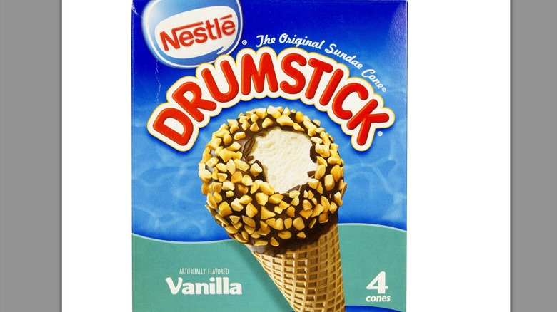 Front of Nestlé Drumstick package