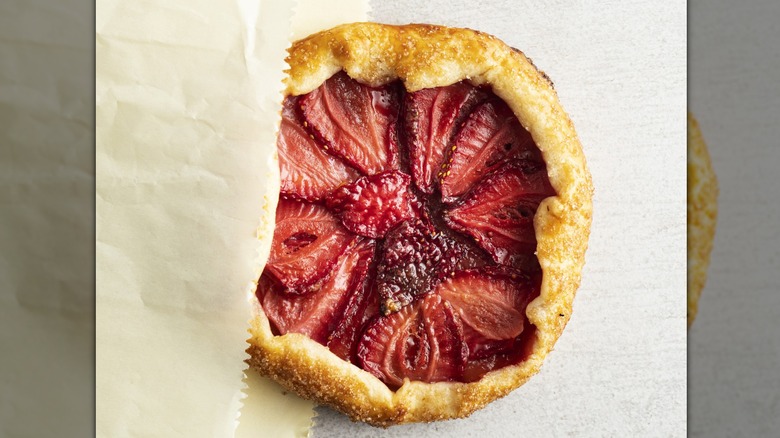 strawberry galette