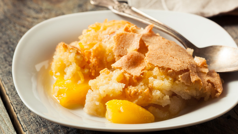 peach cobbler