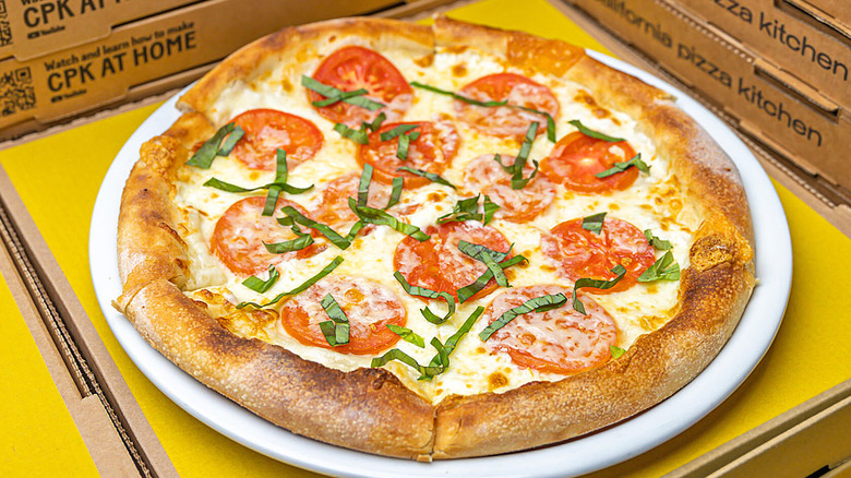 California Pizza Kitchen margherita pizza