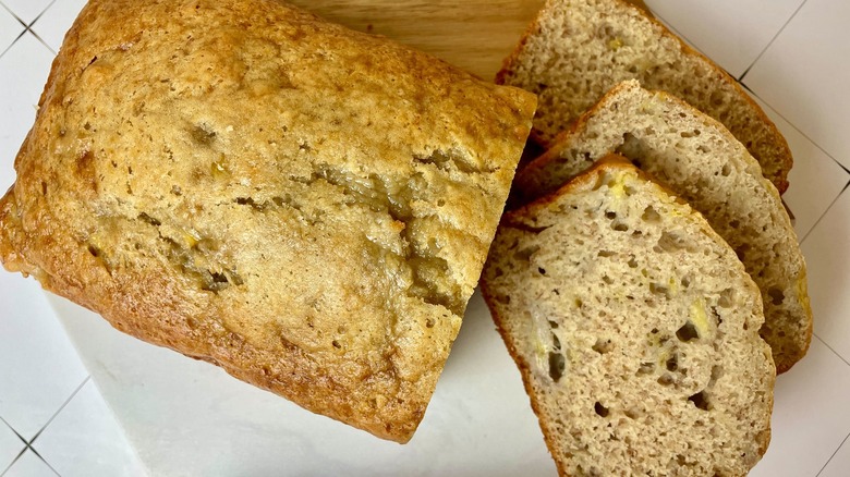 A loaf of Chiquita Banana Bread Mix