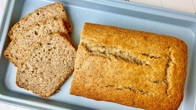 A loaf of Pillsbury Banana Quick Bread