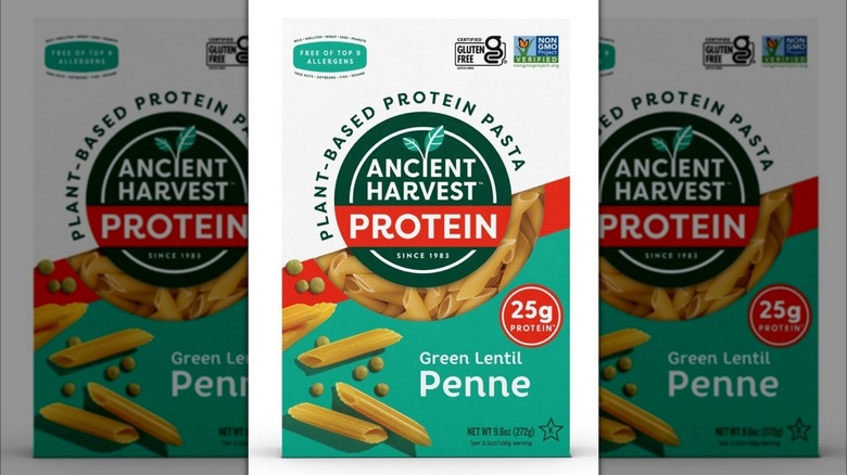 Ancient Harvest green lentil penne