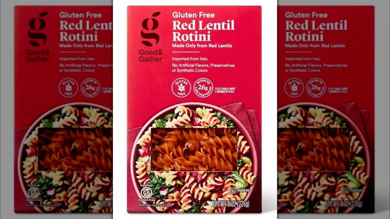 Good and Gather red lentil rotini