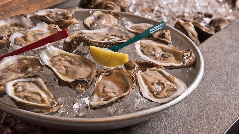 plate of oysters from wintzell's