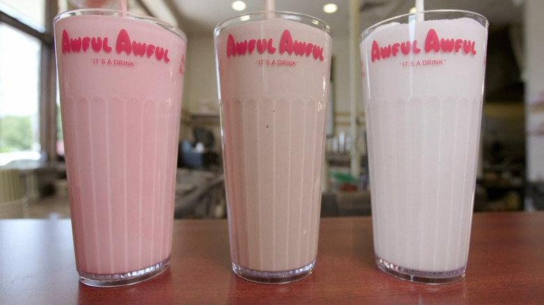 three awful awful milkshakes