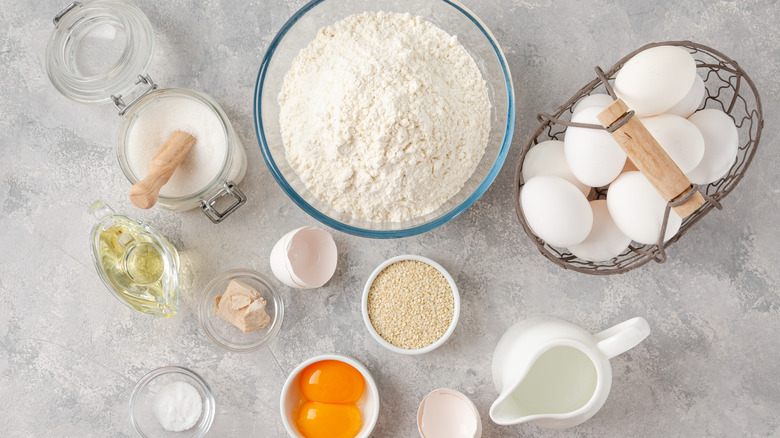 Challah ingredients