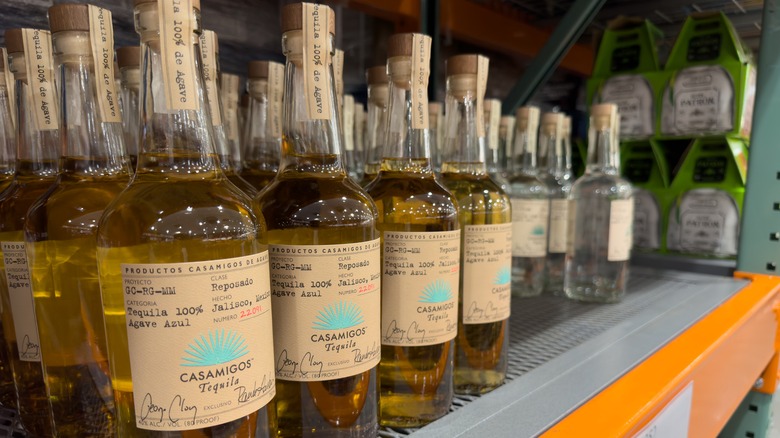 Bottles of Casamigos Tequila