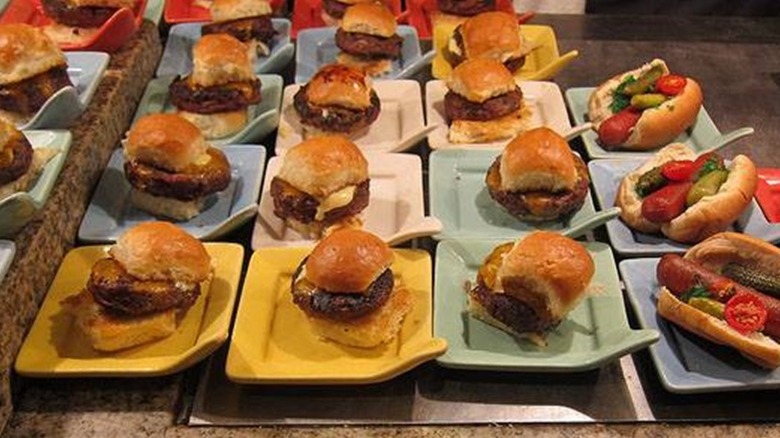 sliders at Bacchanal Buffet