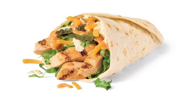 Jack in the Box chicken wrap