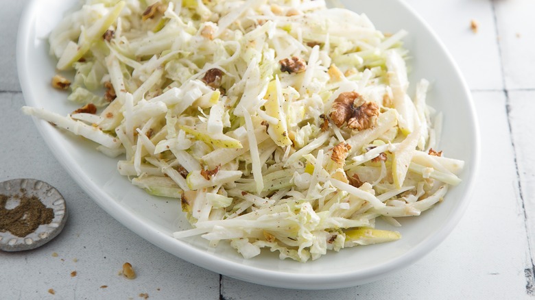 coleslaw with walnuts