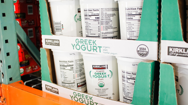 Kirkland Signature Greek yogurt at Costco