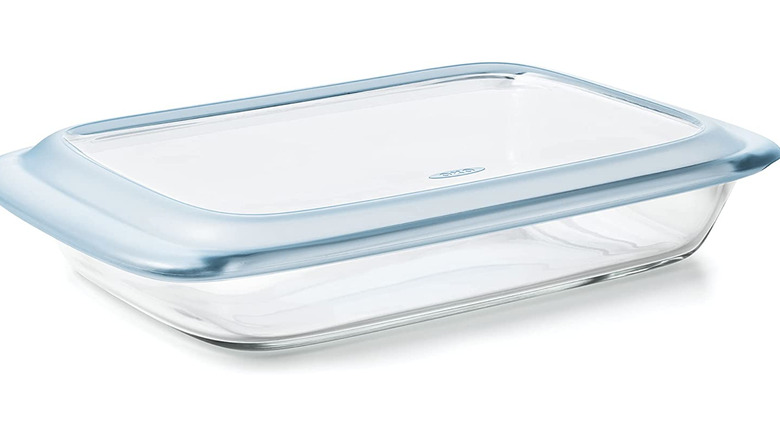 glass baking dish with lid