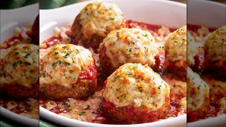 Olive Garden Meatball Parmigiana