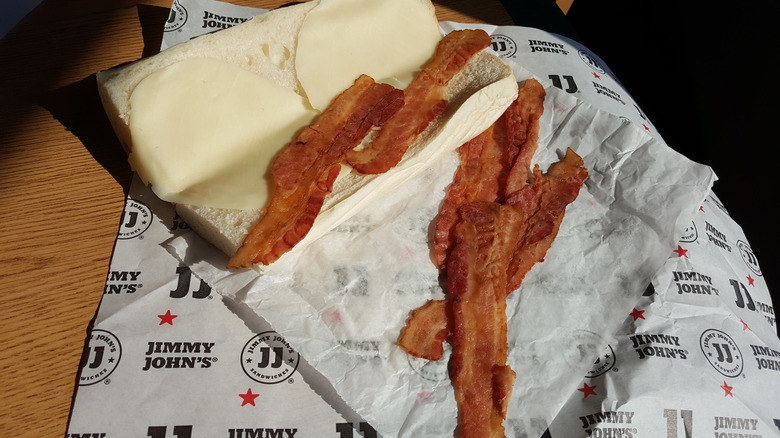 Jimmy Johns sandwich with bacon