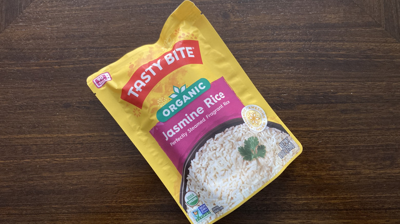 Tasty Bite microwave rice pouch