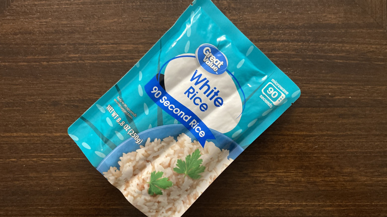 Great Value microwave white rice