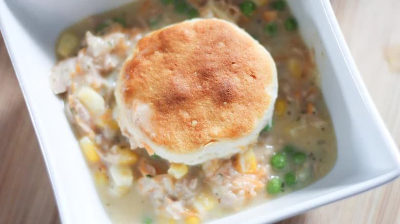 tuna pot pie casserole