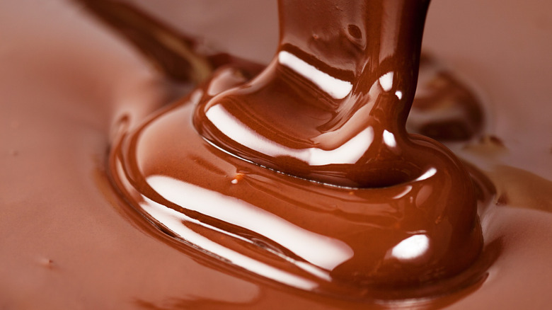 smooth melted chocolate