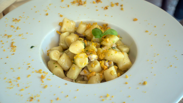 plate of gnocchi