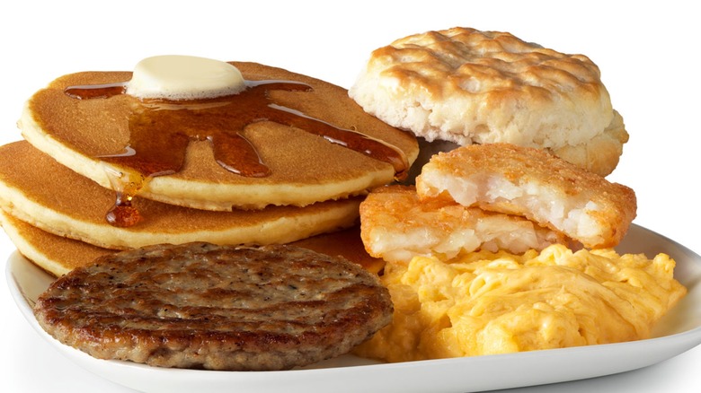 McDonald's big breakfast with hotcakes