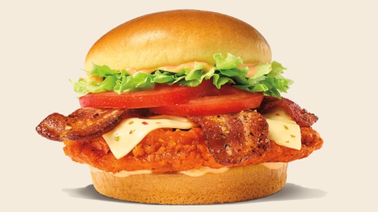 burger king fiery bacon royal crispy chicken