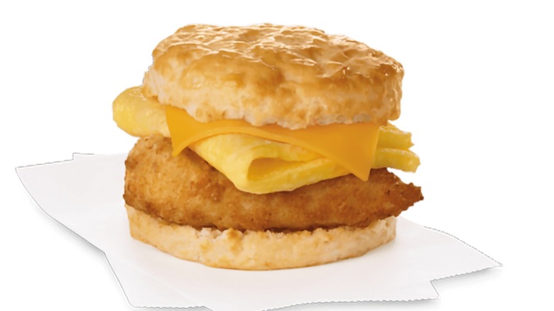 Chick-fil-A Chicken Egg and Cheese Biscuit