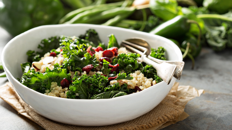 mixed kale salad