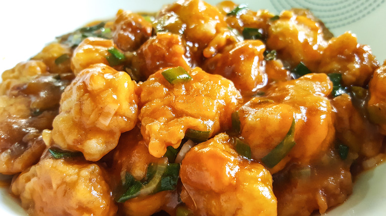 cauliflower in sweet chili sauce