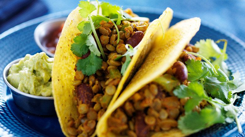 lemtil tacos on a plate